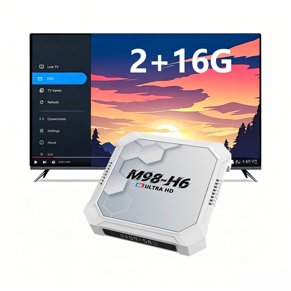 M98-H6 4K Ultra HD Android 14 TV Stick WiFi Bluetooth 5.4 HDMI Streaming Device