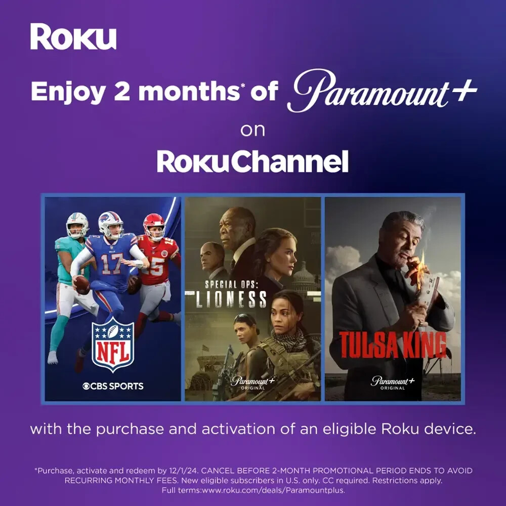 Roku Ultra 4850R 4K Streaming Player (2024) – App Shortcuts May Vary
