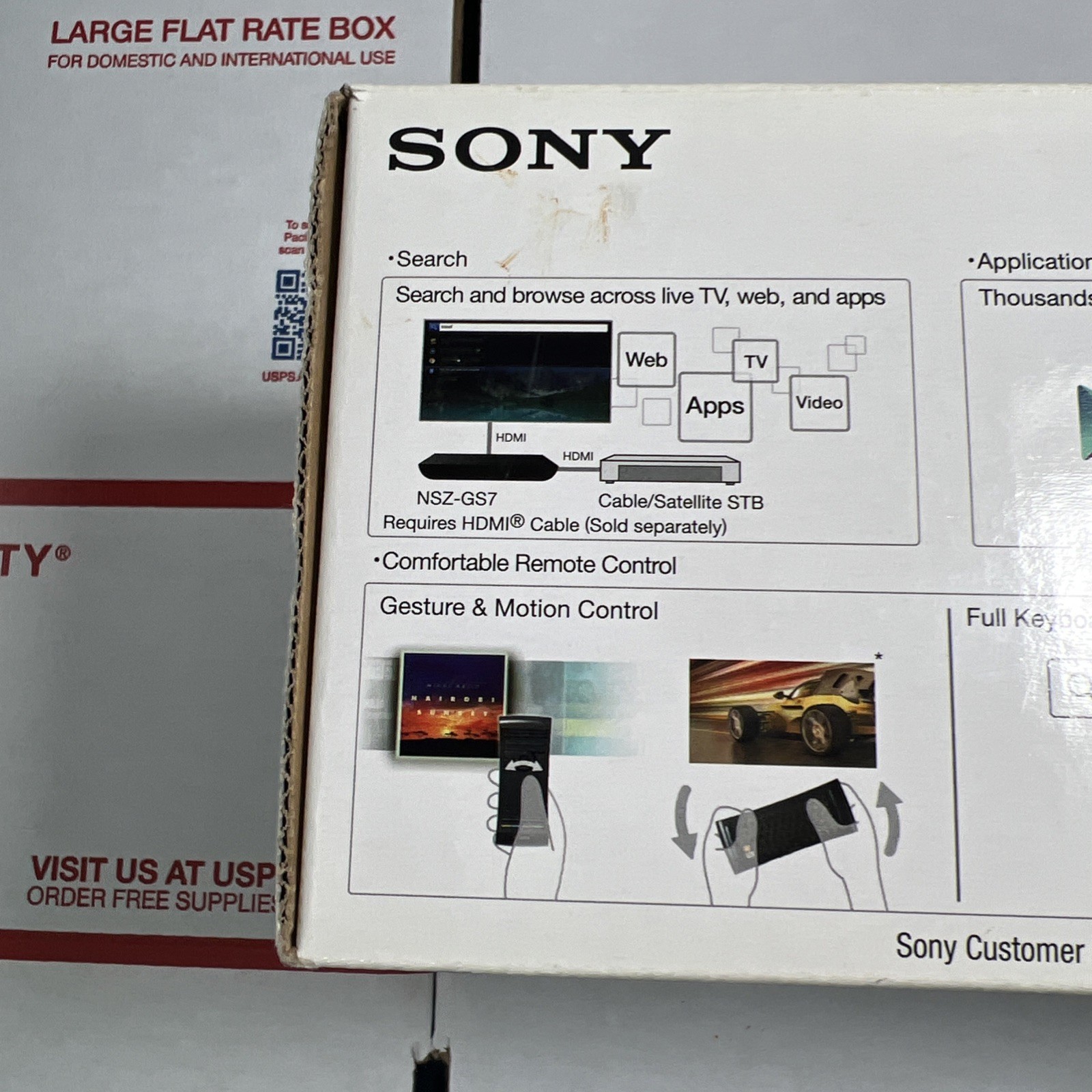 NEW Sony Internet TV Digital Media Streaming NSZ-GS7 – SAME DAY SHIP – WARRANTY