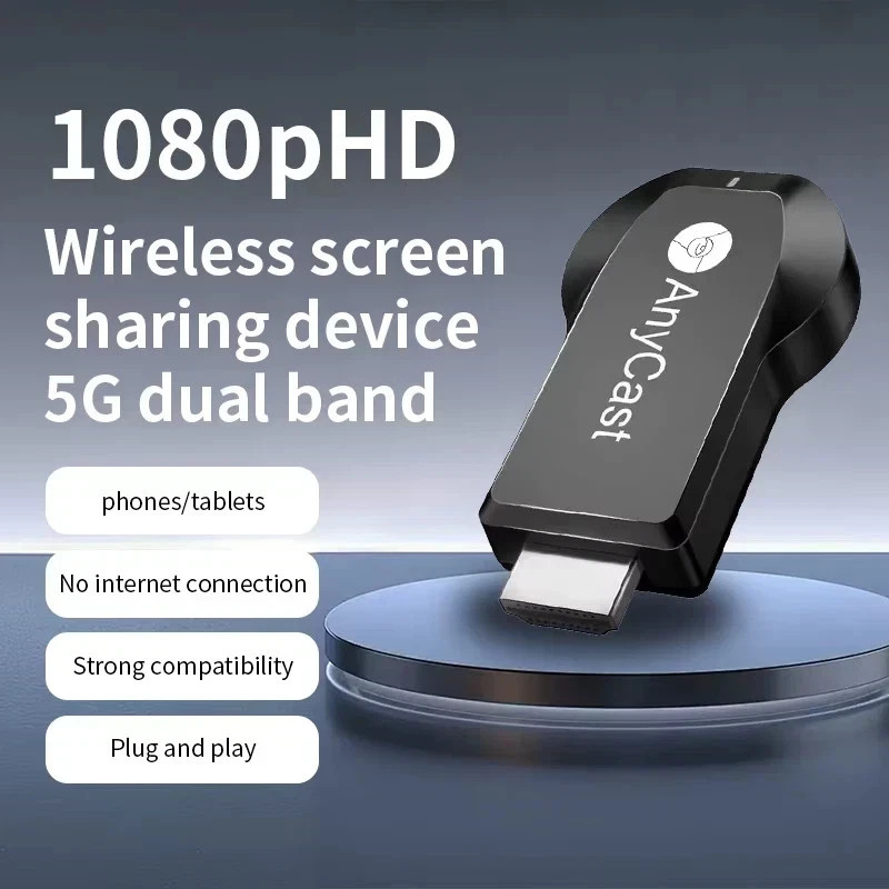 4K WiFi HDMI Anycast Miracast Airplay TV Wireless Display DLNA Dongle Adapter