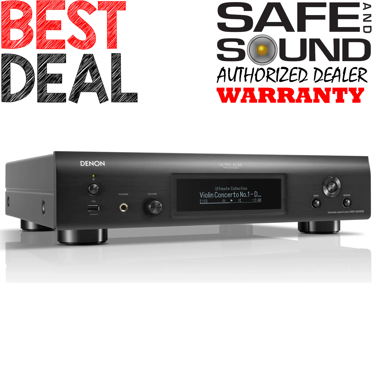 DENON DNP-2000NE STREAMER W/ HEOS BLACK