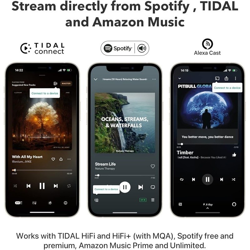 AirPlay 2 Receiver Google Cast Audio Hi-Res 192kHz Alexa Google Siri Compatible