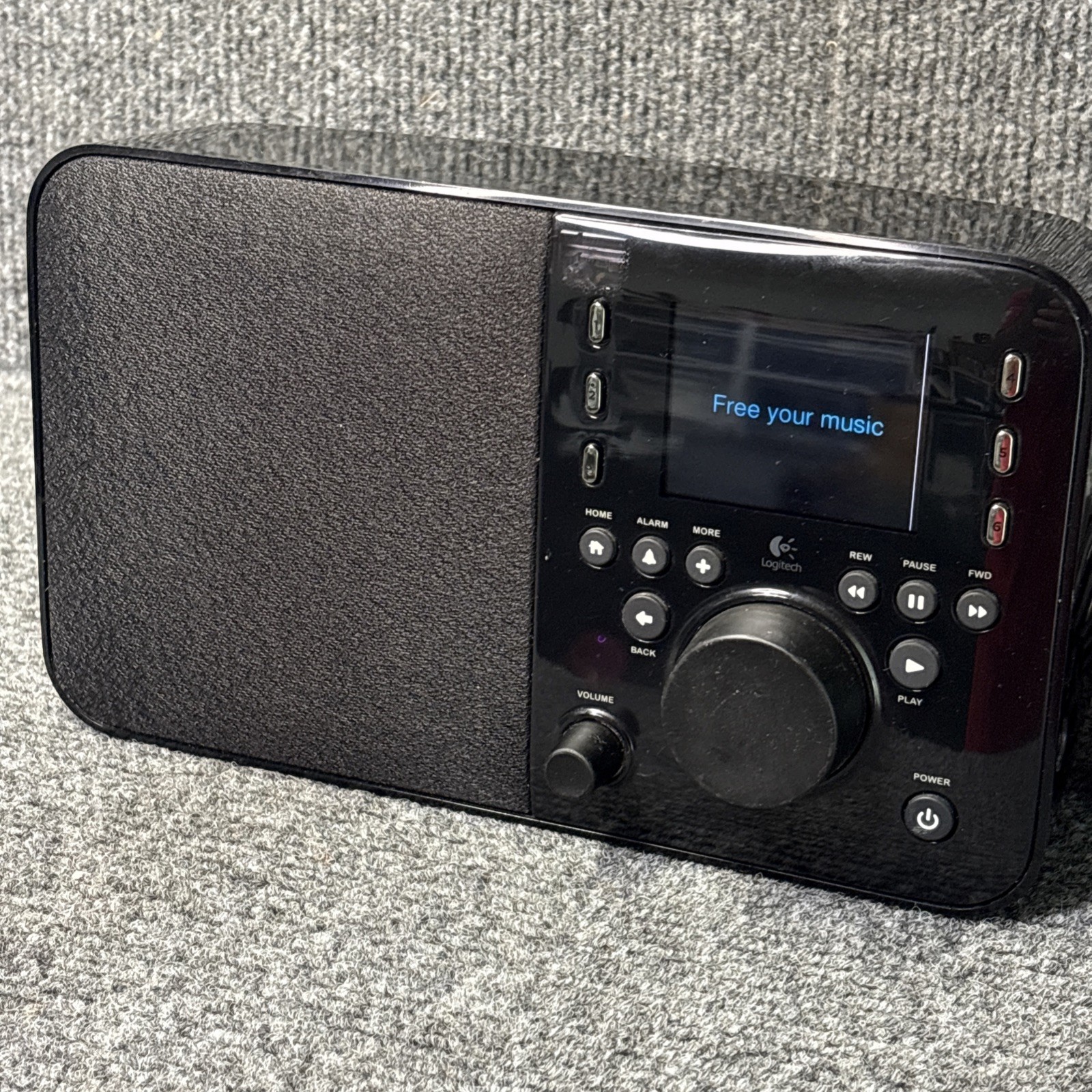 Logitech X-R0001 Black Wi Fi Squeezebox w/ OEM Power Supply