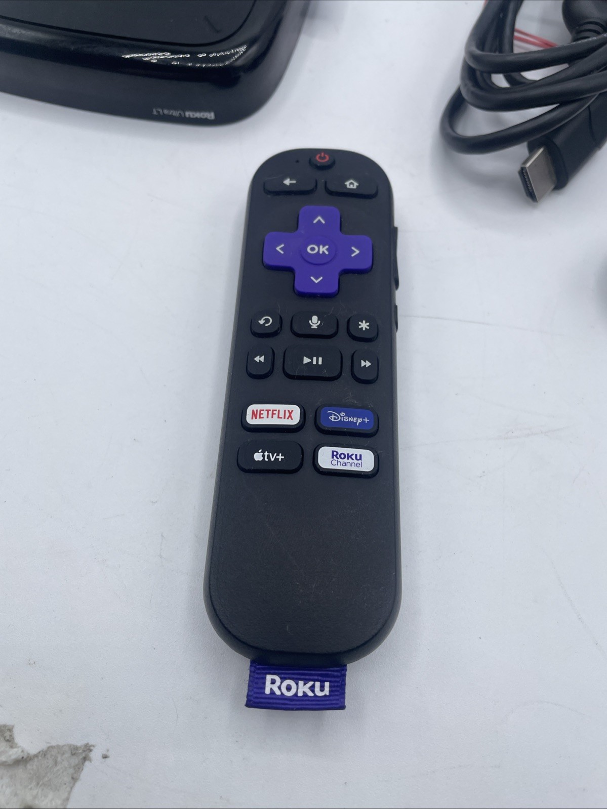 Roku Ultra LT Media Streamer (4662X) Remote HDMI Cable Power Adapter