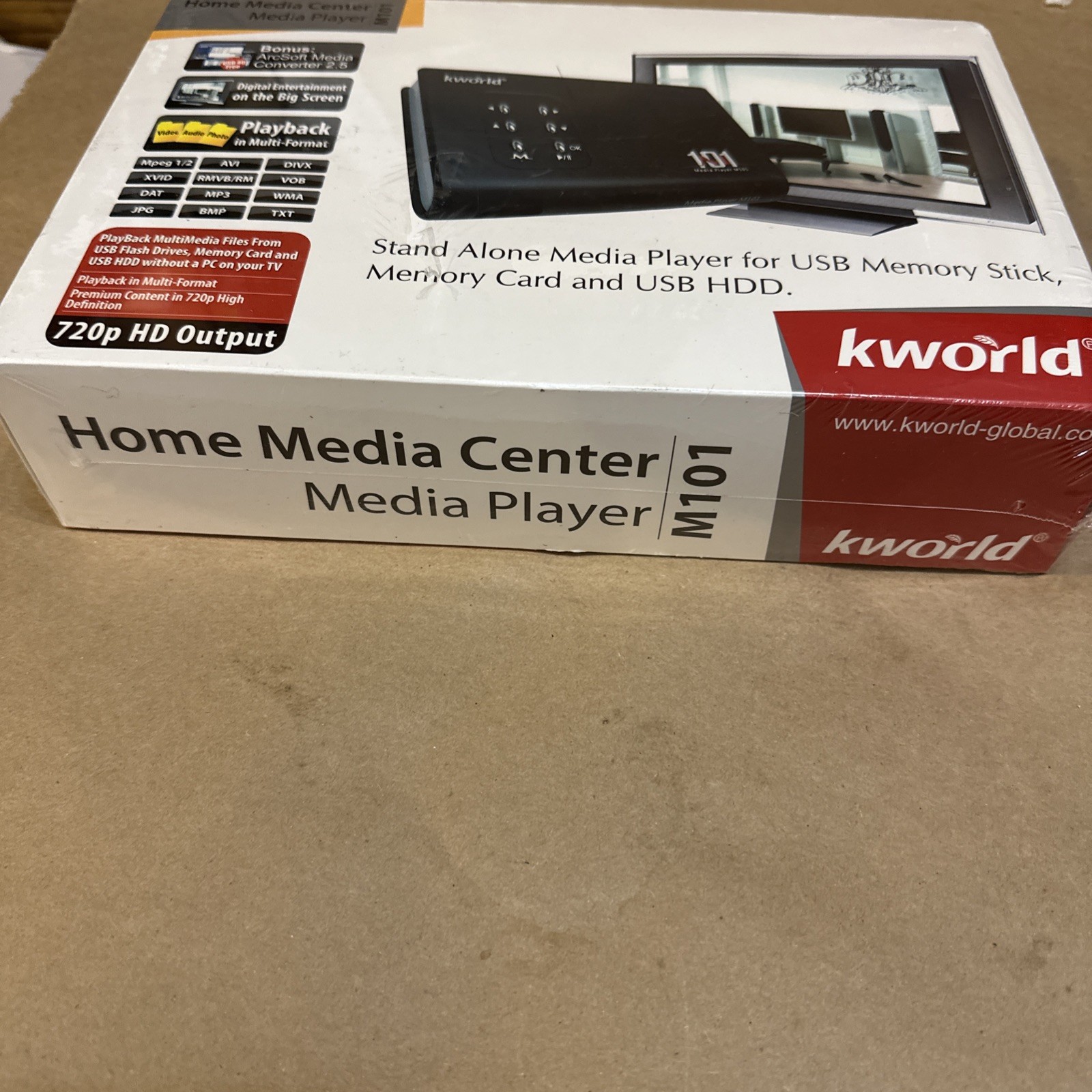 Kworld M120 Home Media Center Media Player full hd 1080p