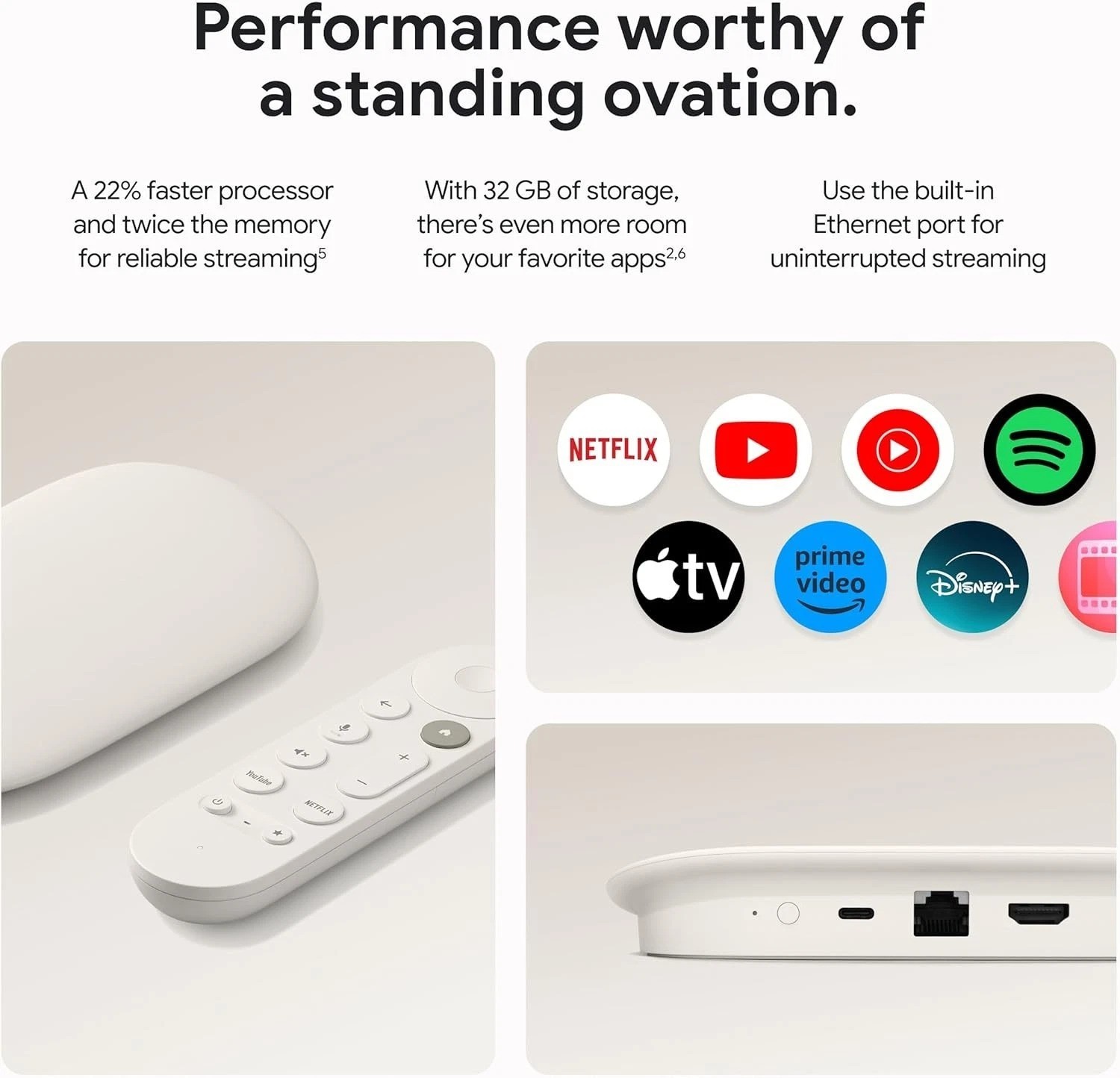 4K Streaming Player with Dolby Vision & Voice Control – Effortless Setup