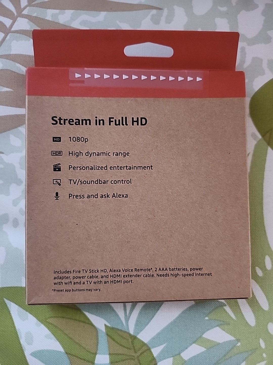 Amazon Fire TV Stick HD w Alexa Voice Remote w TV control 2024 Newest Model New