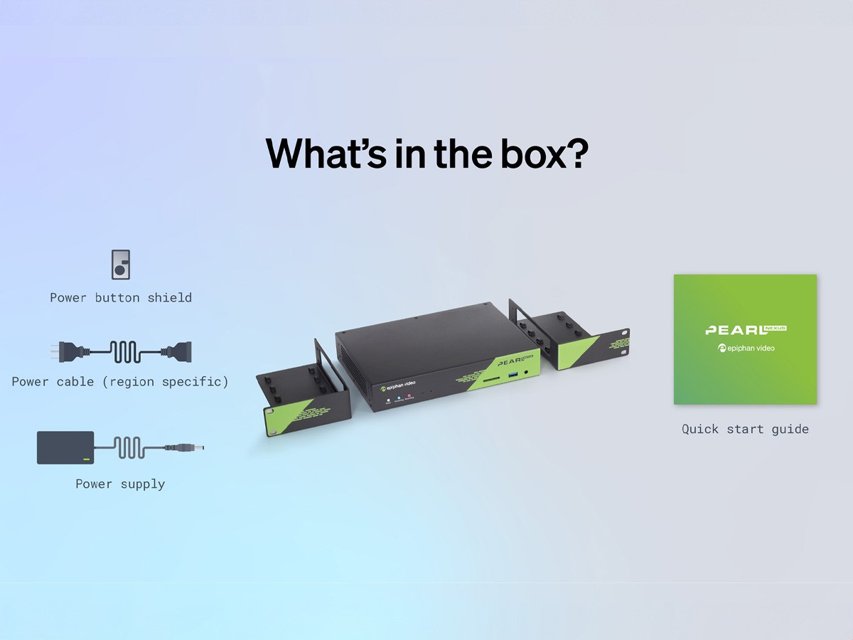Epiphan Video EPIPEARLNEXUS Pearl Nexus Live Stream Recorder 1TB SSD