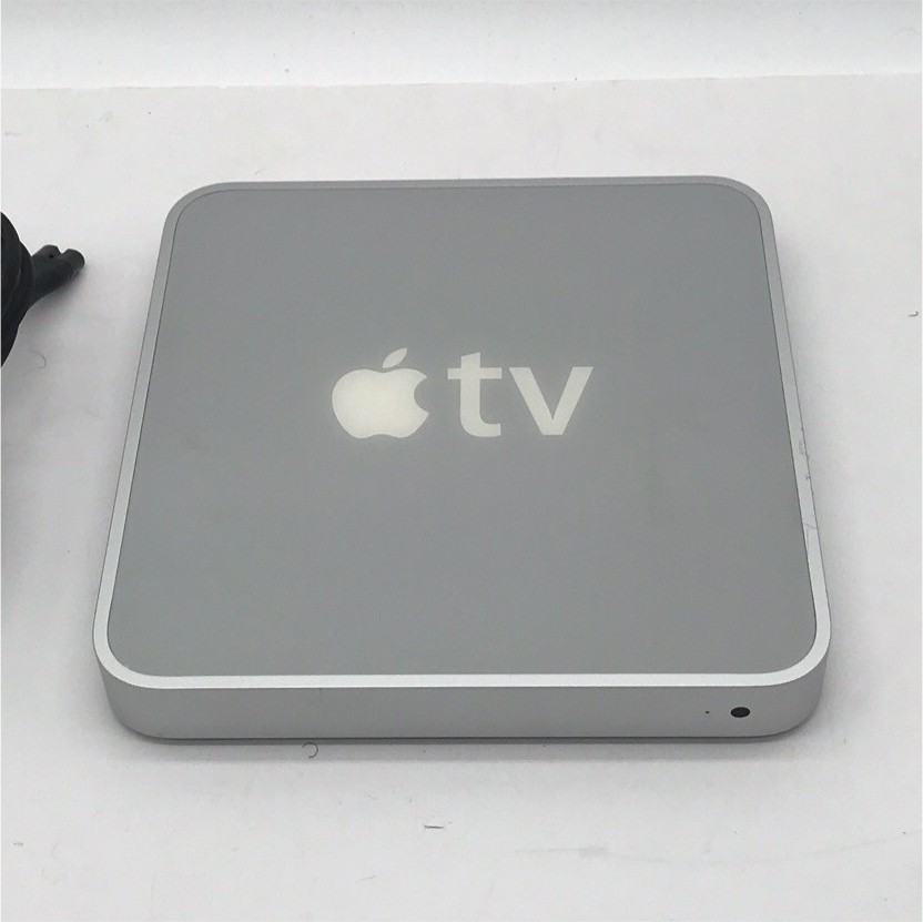 Apple TV Media Streamer A1218 1st Gen HDMI Ethernet 720p Silver Gray Remote