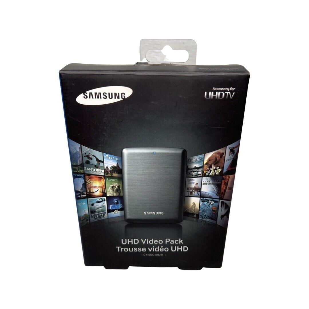 Samsung CY-SUC10SH1 UHD Video Pack USB HDD 1TB HD Black NEW
