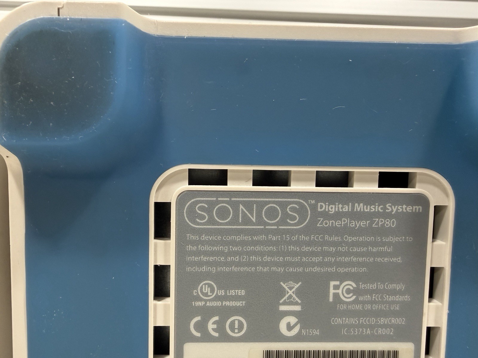Lot Of 2 Sonos ZP80 ZonePlayer Digital Music System – 1 Work & 1 For Parts