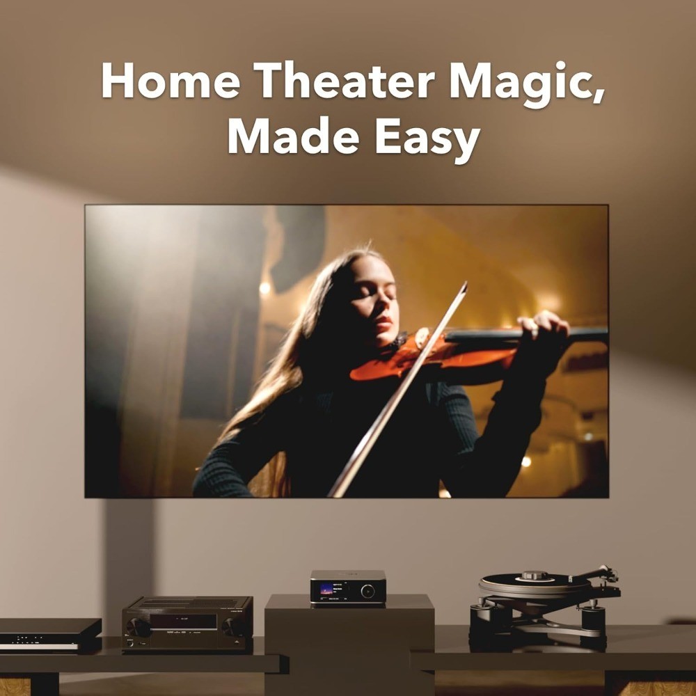 Digital Preamp with 3.5 Inch Touchscreen, Google Cast & Alexa Compatible, Stream