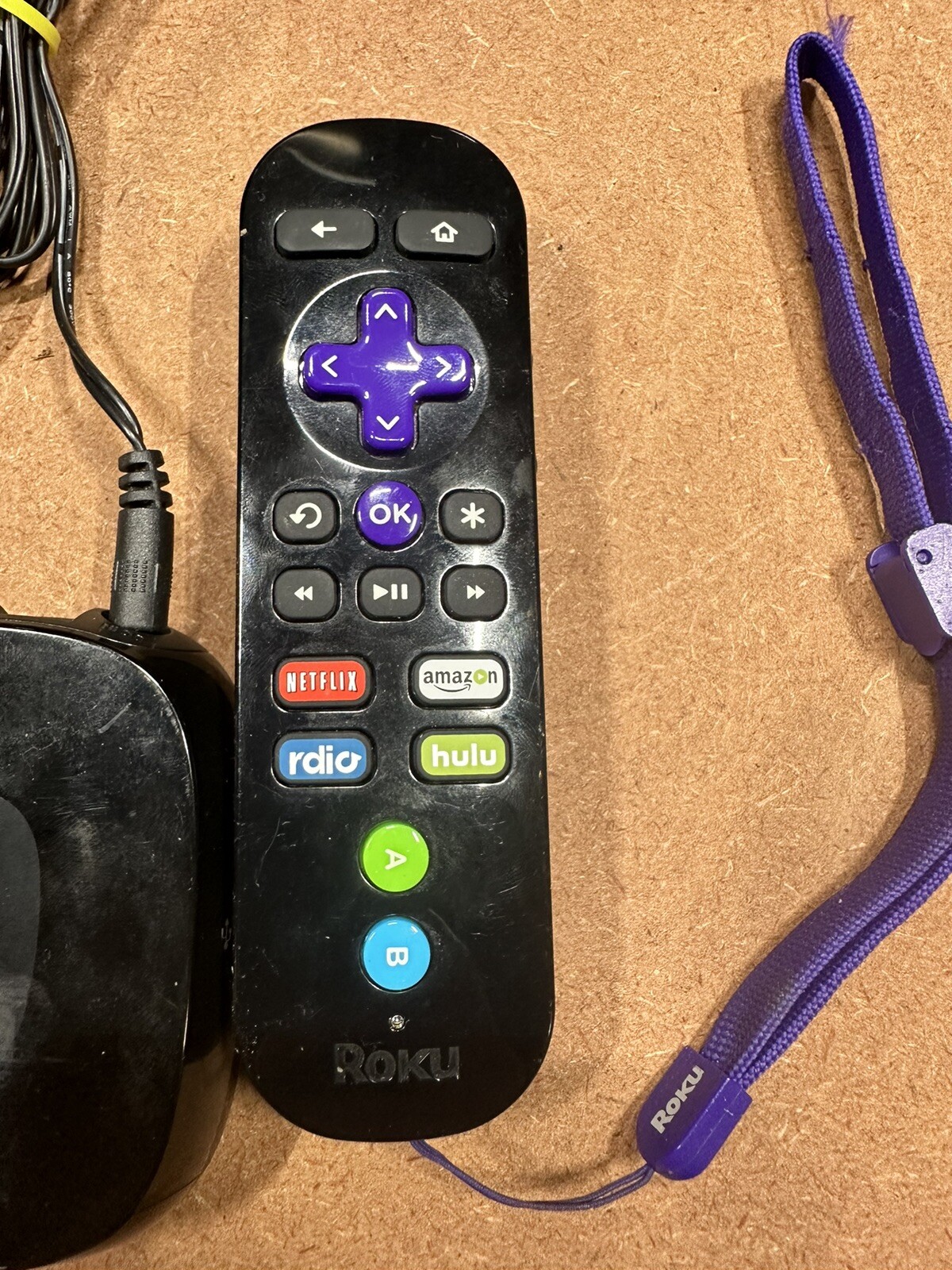 Roku 3 (3rd Generation) Media Streamer 4200X – Black *Tested Working*