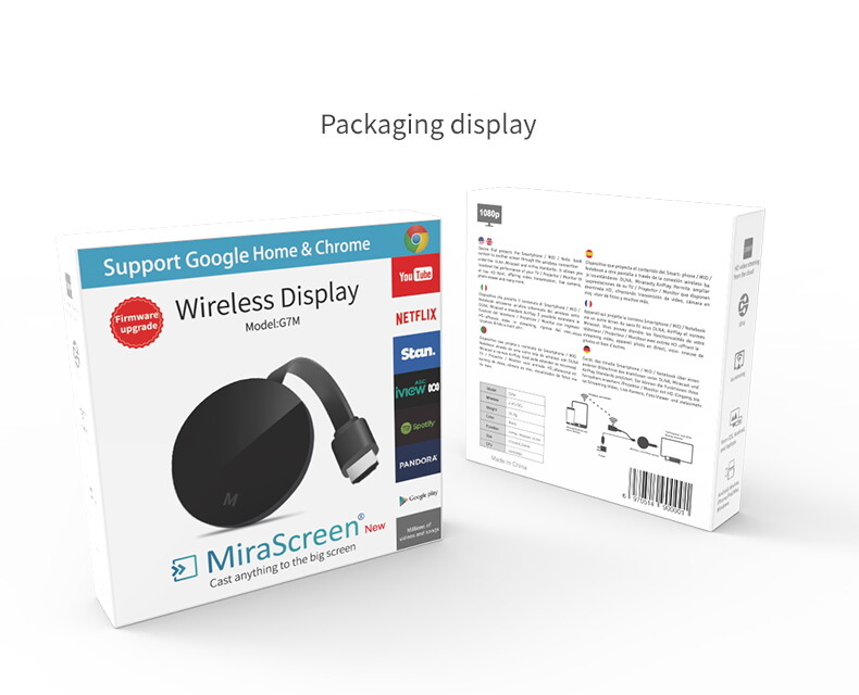 Phone to HDMI TV Wireless WiFi Adapter Cable For iPhone 13 12 Samsung Android