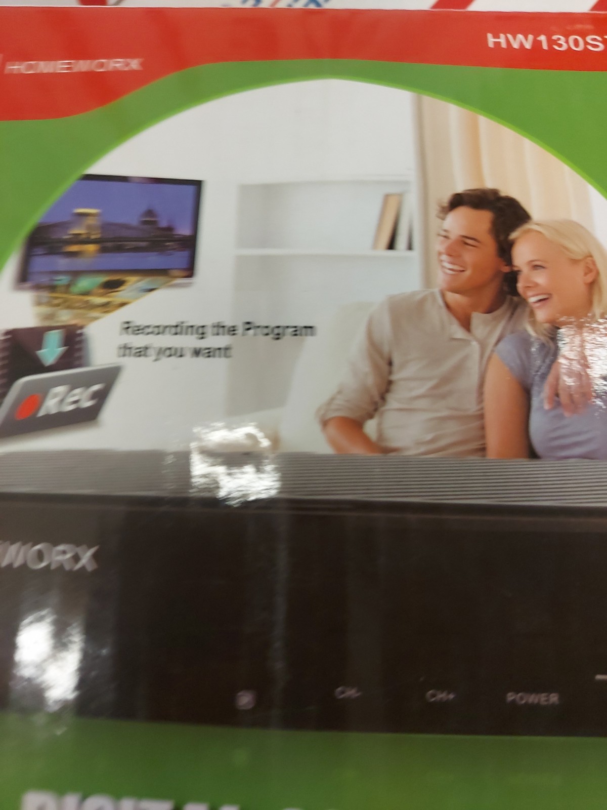 Mediasonic HomeWorx HW130STB Digital Converter Box 1080p With Remote