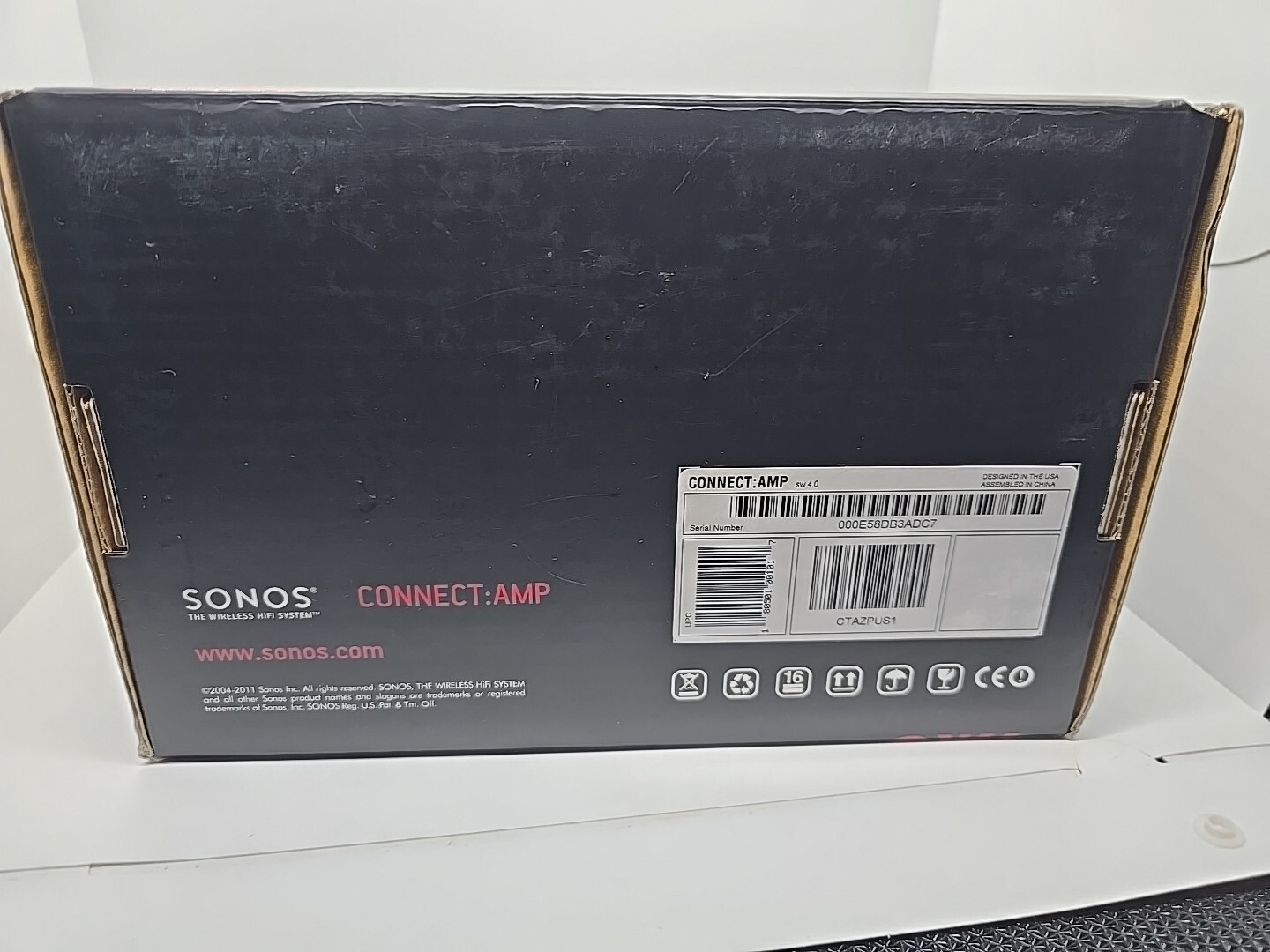 Sonos Connect:Amp Digital Music Streamer Gen 1 S1 In Box