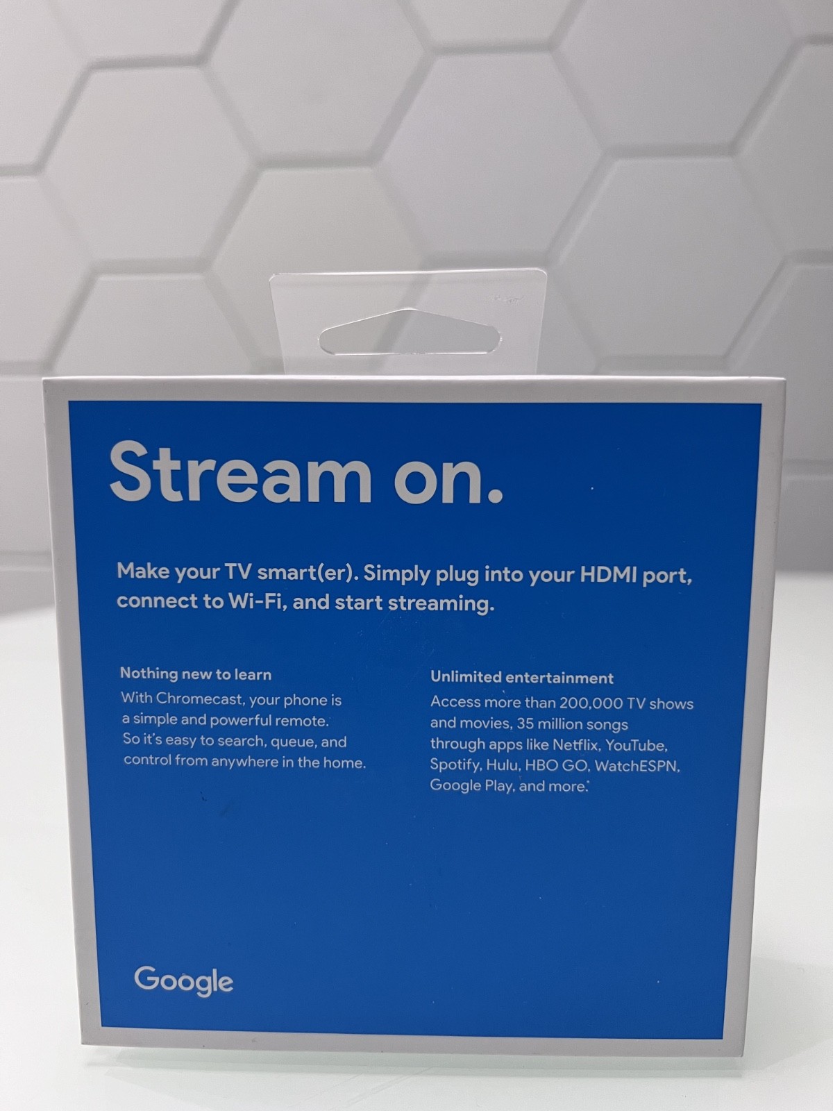Chromecast 2nd Generation HDMI Media Video Digital Streamer Dongle 1080P HD