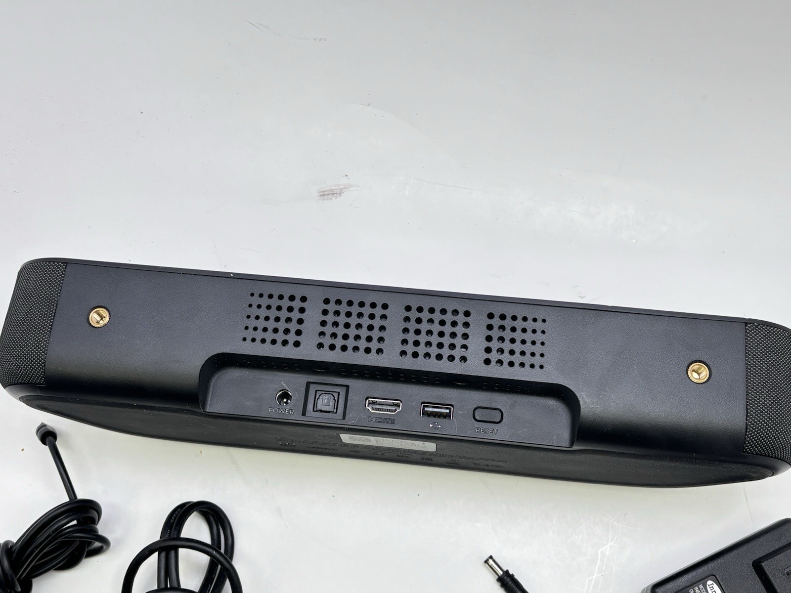 Roku Streambar 9102x Media Streamer with Power HDMI & OPTICAL Cords—NO Remote