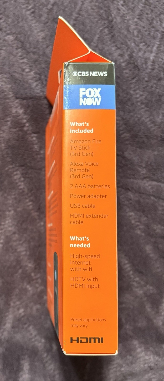 Amazon Fire TV Stick HD 3rd Generation w/Alexa Voice Remote TV Controls – NEW