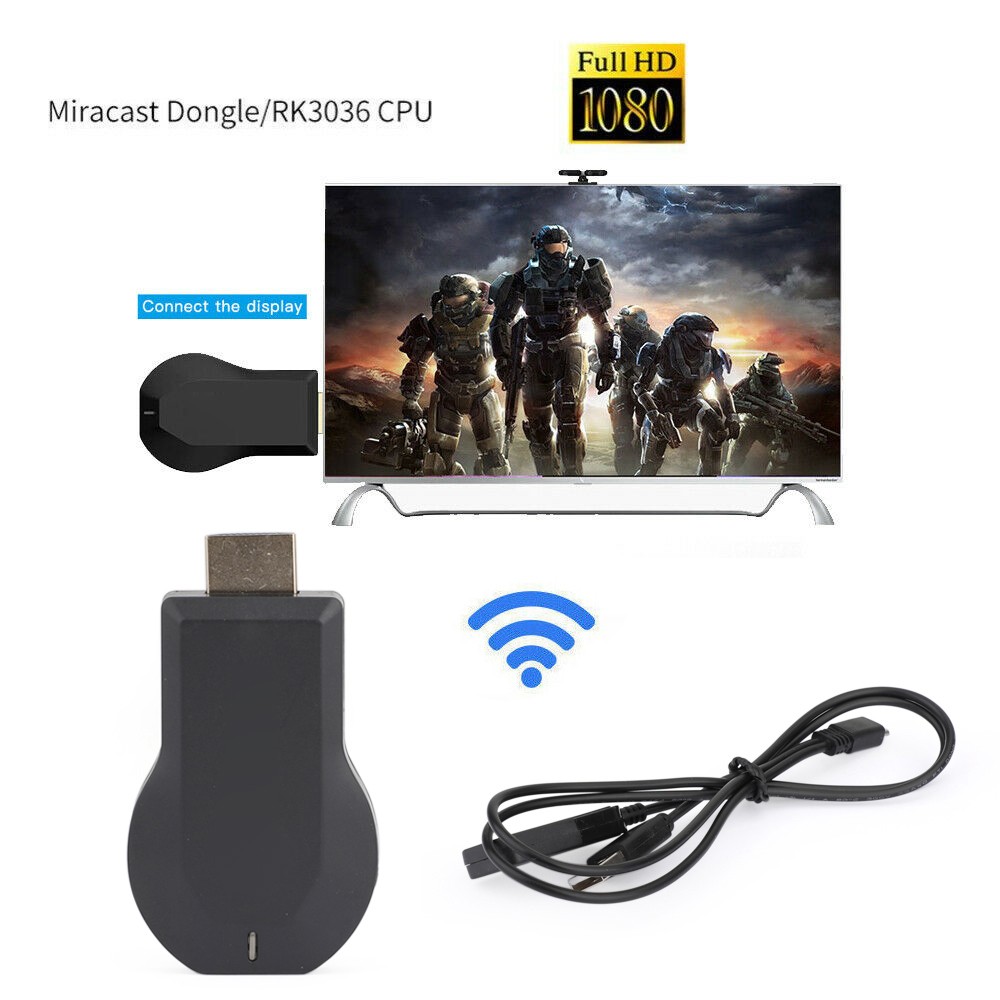 ✨M9 + Air Play HD TV Stick WIFI Display Receiver Dongle Streamer