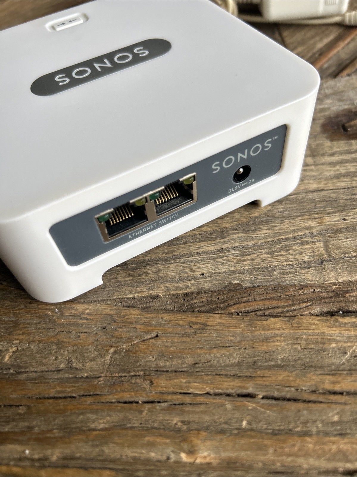 Sonos Bridge Wireless HiFi System White w/ OEM Power Supply Cable