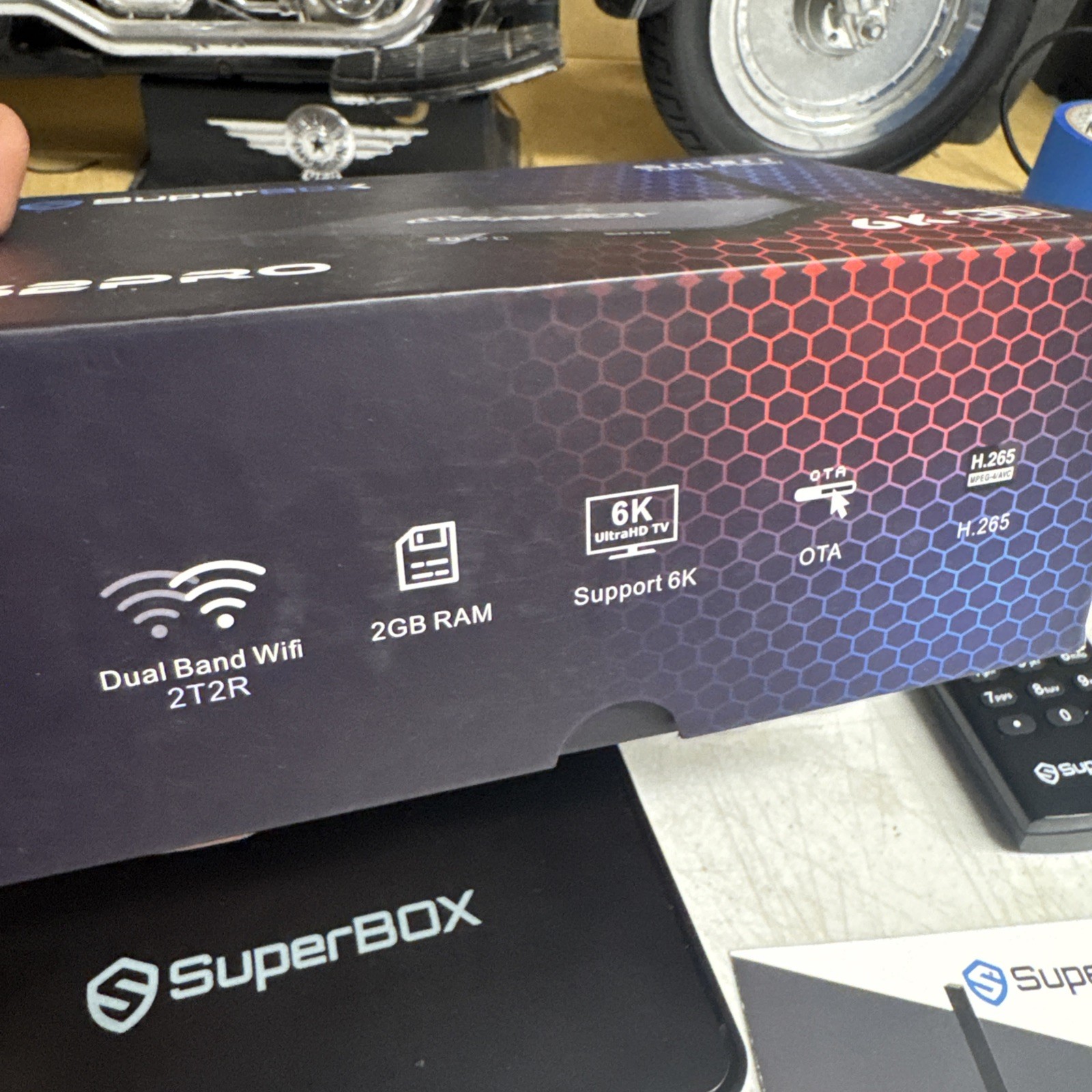 SuperBox S2 Pro Android TV Box, 6K Smart Media Player Dual-Band Wi-Fi S2PRO