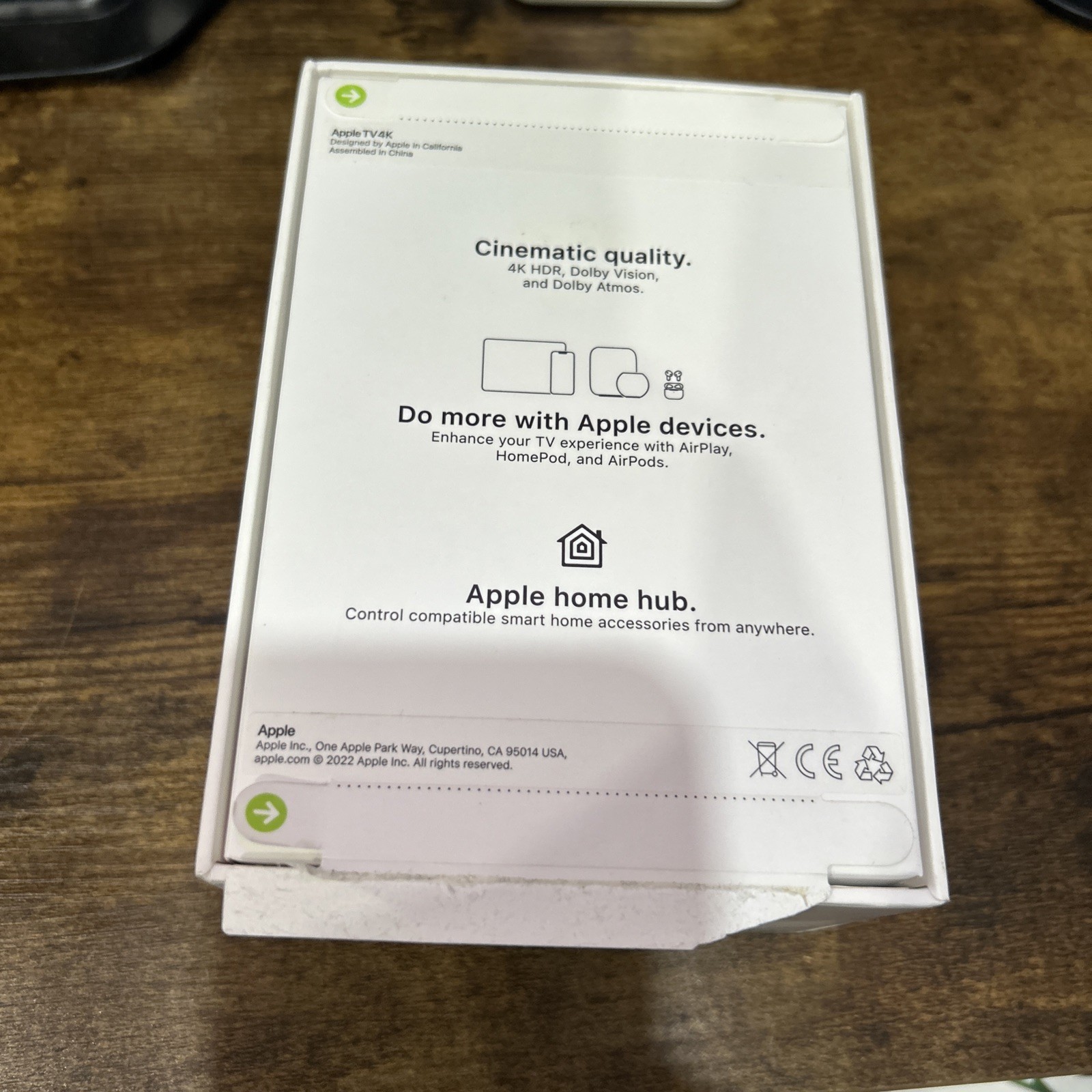 Apple Empty Box ONLY Apple TV 4K Wi-Fi ONLY MN873LL/A 64GB Genuine