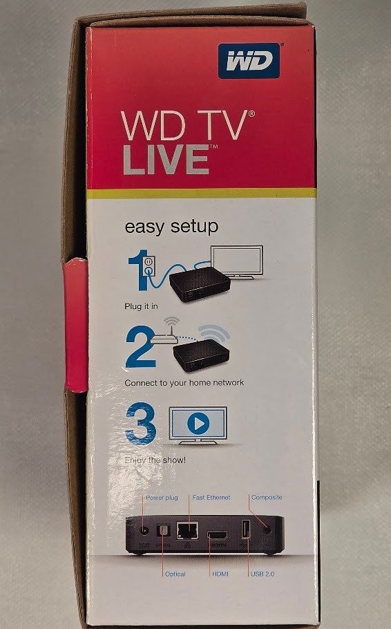Western Digital (WD) TV Live Streaming Media Player in Box (SD2)