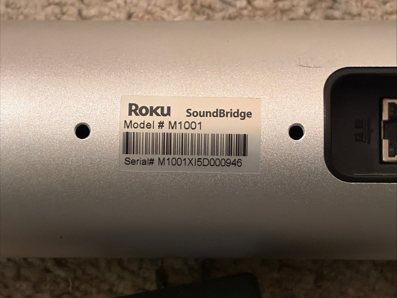 Roku Sound Bridge M1000, 20bit DAC, remote, Audio Streaming
