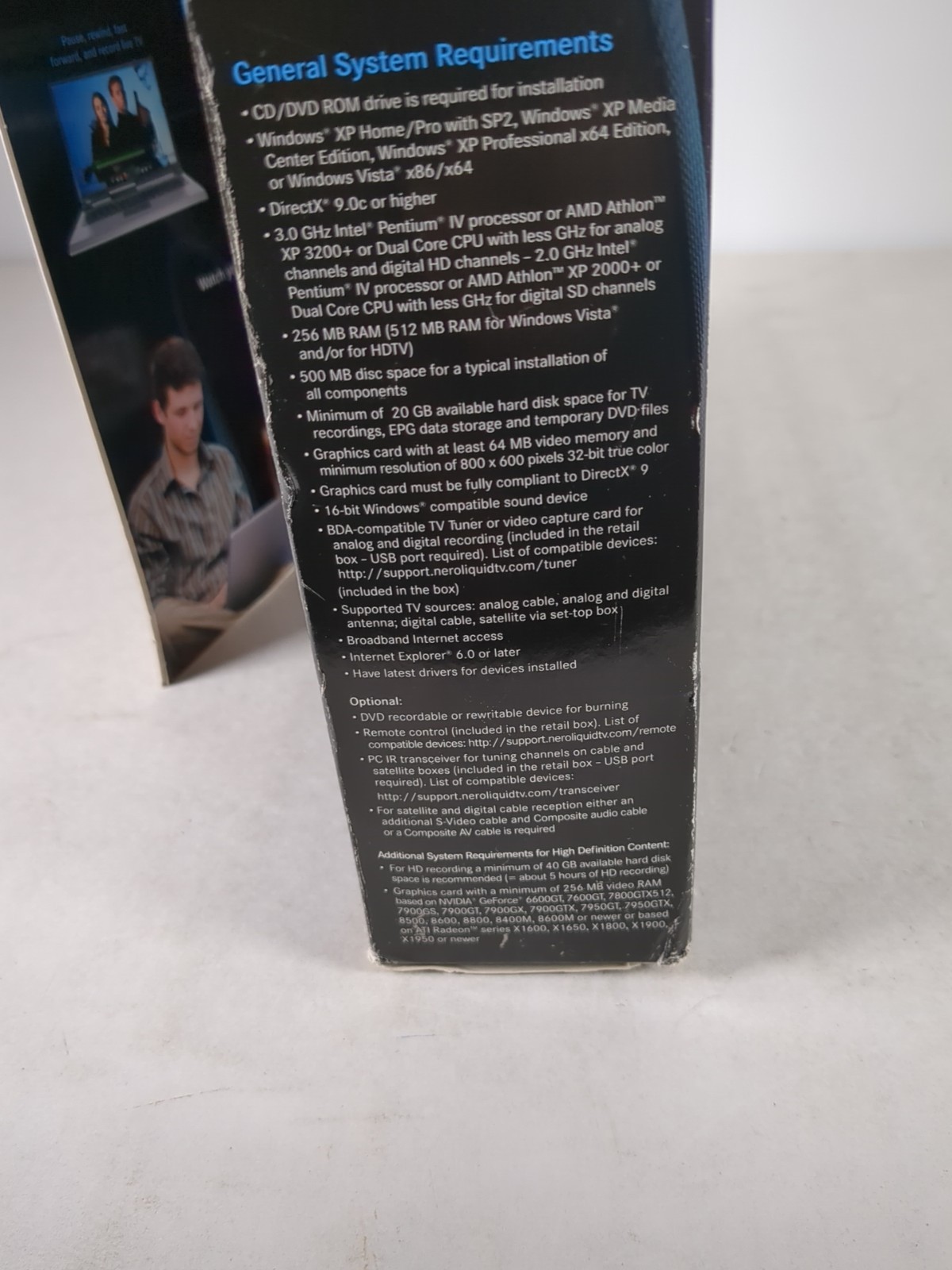 Nero Liquid TV – TIVO PC – TV on Your PC Made Easy – New, Open Box