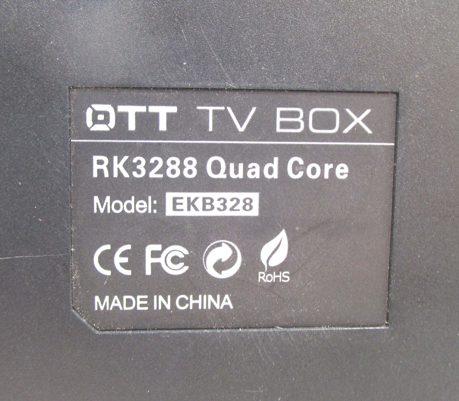 OTT EKB328 RK3288 Quadcore 2GB/8GB 2.4G/5G WiFi Bluetooth Android TV BOX