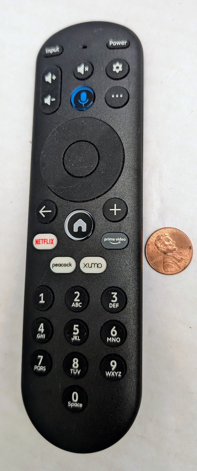 Xumo SCXI11BEI XiOne-SC(B) Stream Box REMOTE control only. tv.voice.powers on