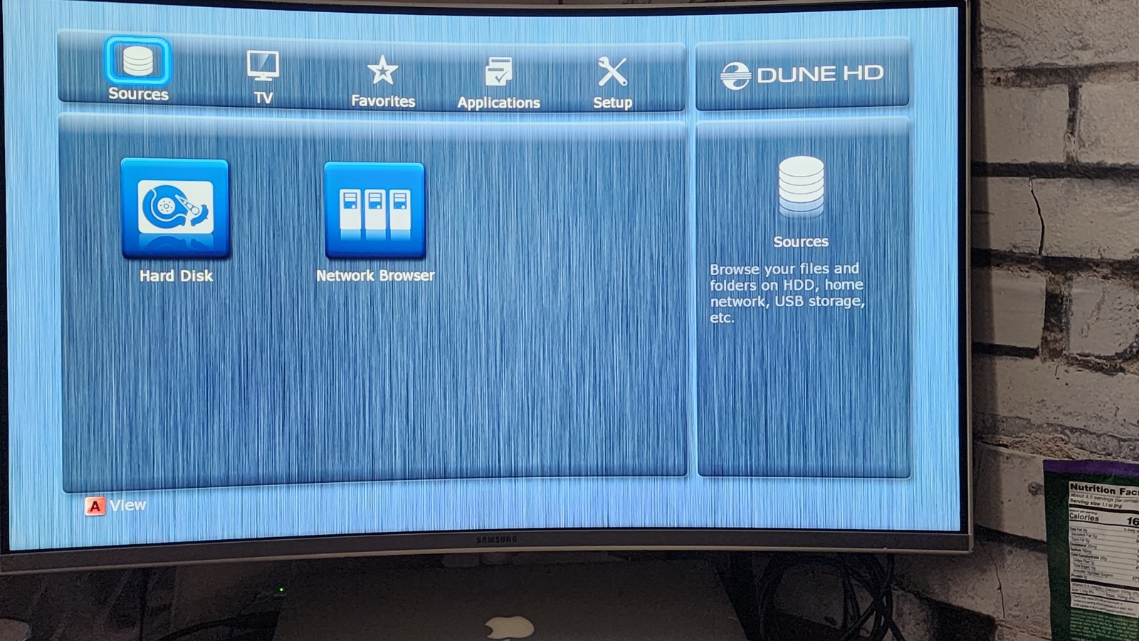 Dune HD Smart D1 Media player 1tb seagate HD