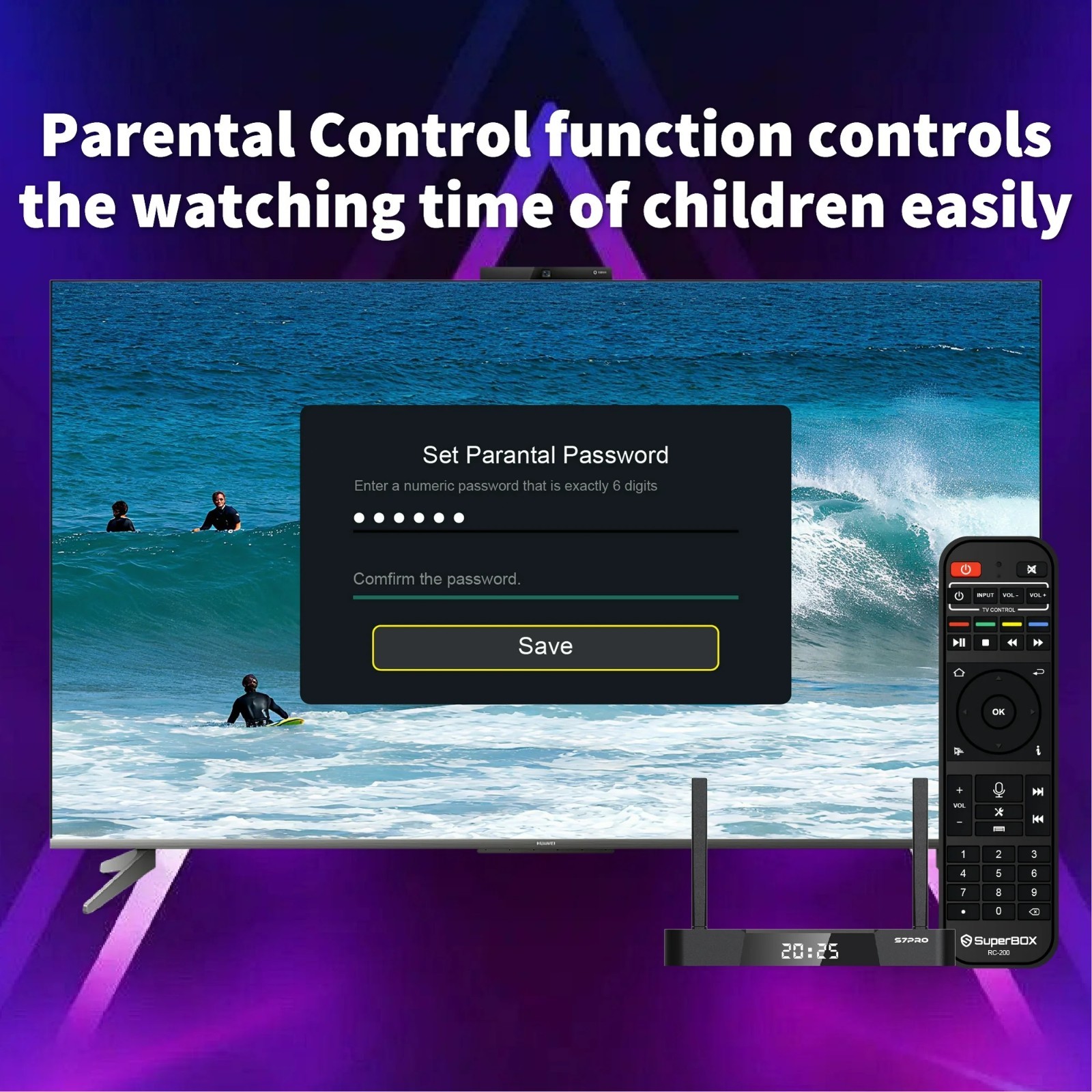 Superbox S7 Pro Dual Band Wi-Fi Smart Media Player 6K HD Streaming TV Box 32GB