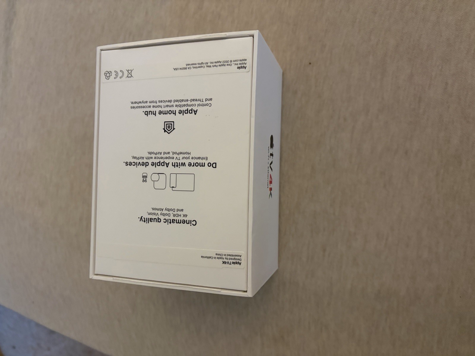 *Empty Box Only *Apple TV 4K 128GB Wi-Fi + Ethernet 3RD Generation MN893LL/A