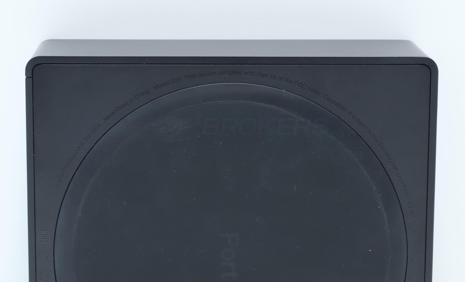 Sonos Port WiFi Network Streamer with Built-in DAC Model S23 – Black (Used)