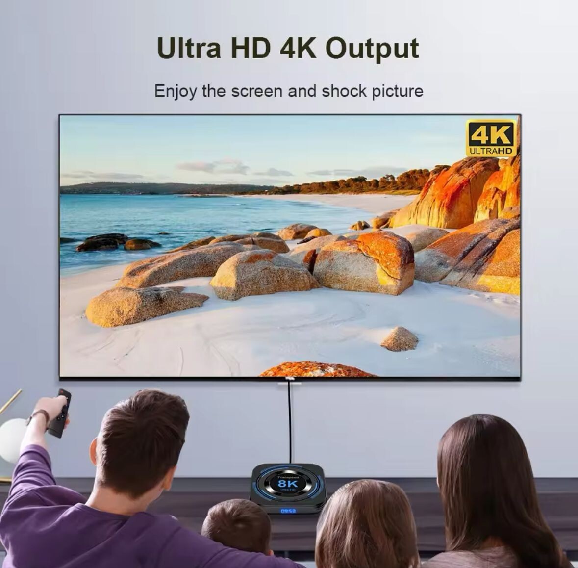 Android 12 TV BOX Allwinner H618 Dual Wifi 32G64G Quad Core Cortex A53 Support