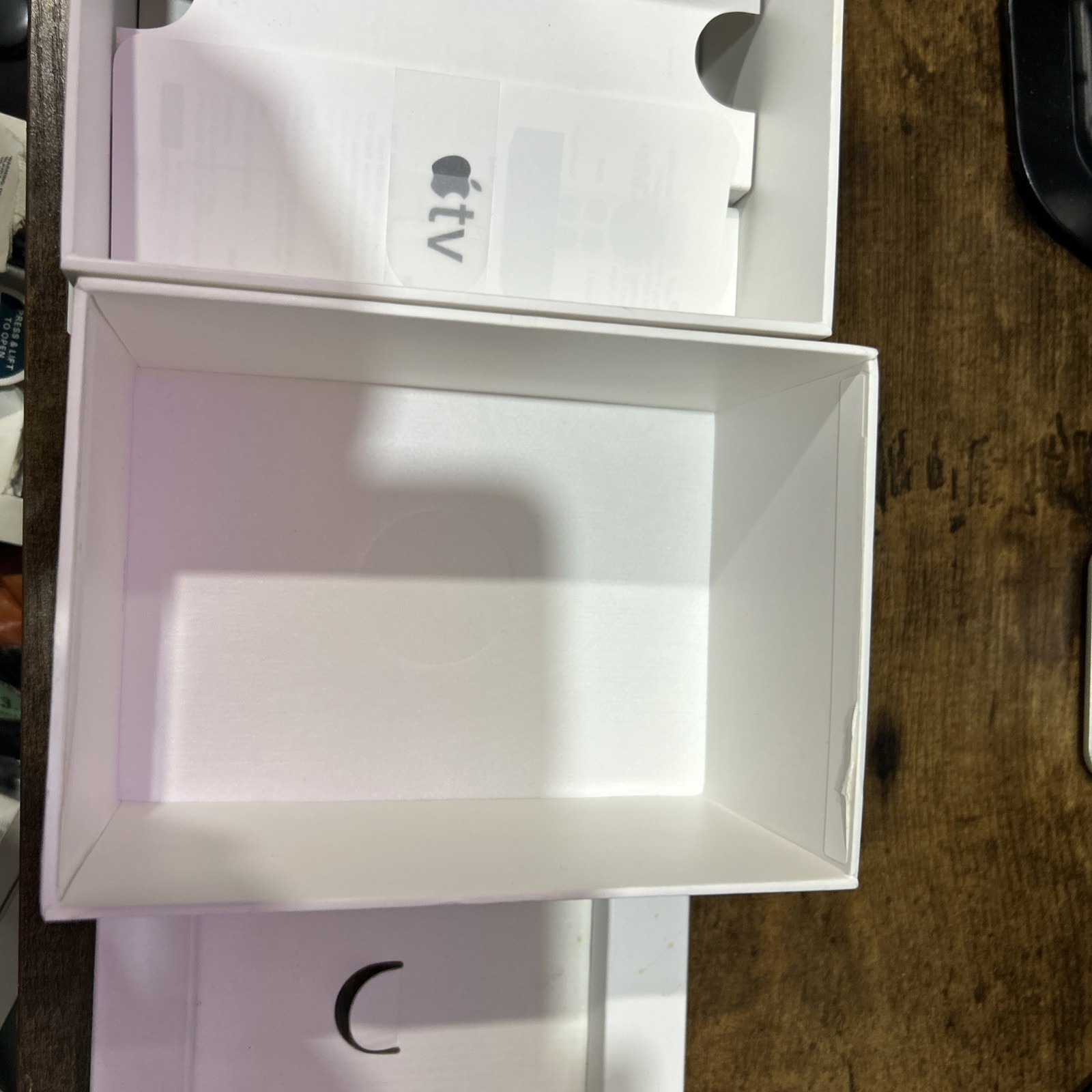 Apple Empty Box ONLY Apple TV 4K Wi-Fi ONLY MN873LL/A 64GB Genuine
