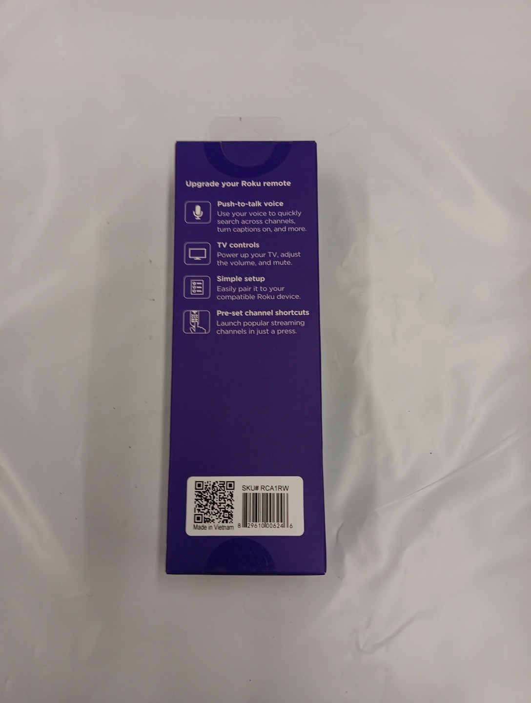 New Roku Voice Remote With TV Controls RCA1RW