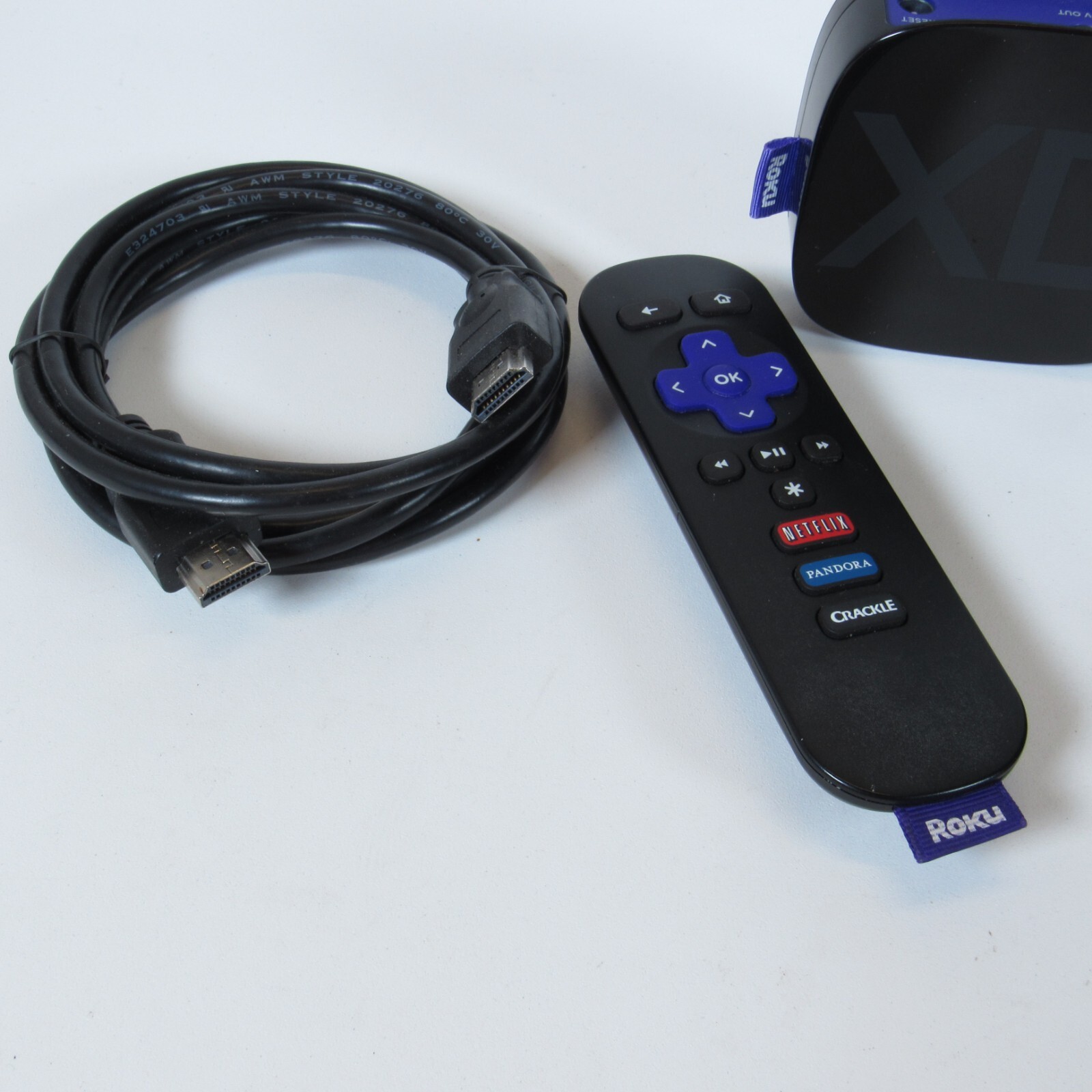 Roku 2 XD Media Streamer 3050X – Black – W/ Power Cord, HDMI, Remote TESTED