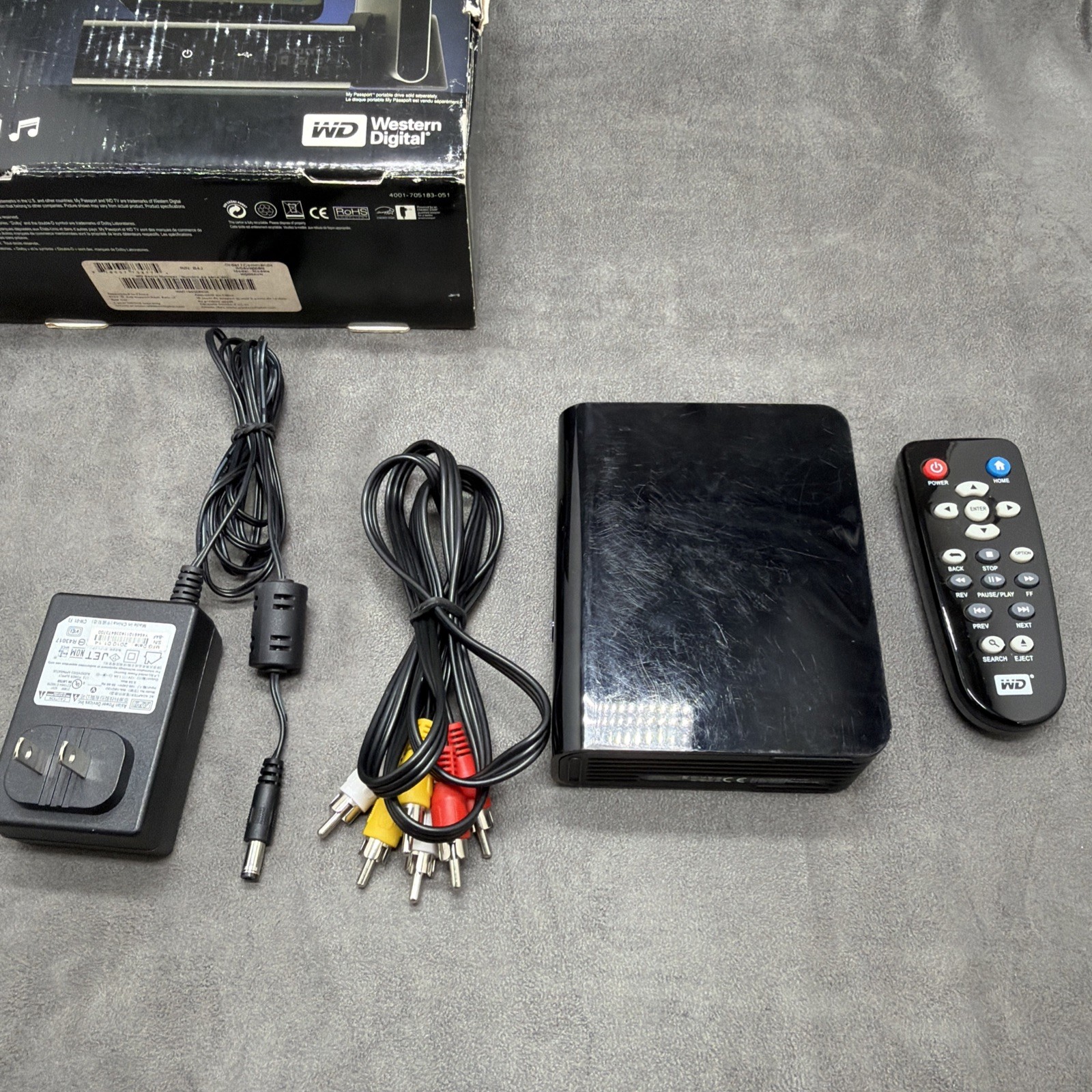 WD TV HD MEDIA PLAYER – 1080p HD Media Player UNTESTED