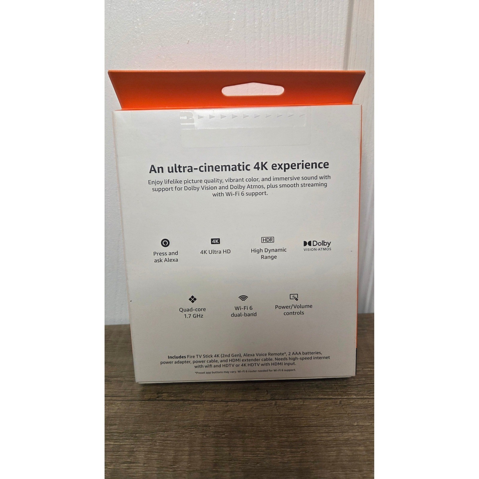 Amazon Fire TV Stick 4K Wi-Fi 6 Streaming Media Player Alexa Remote NEW