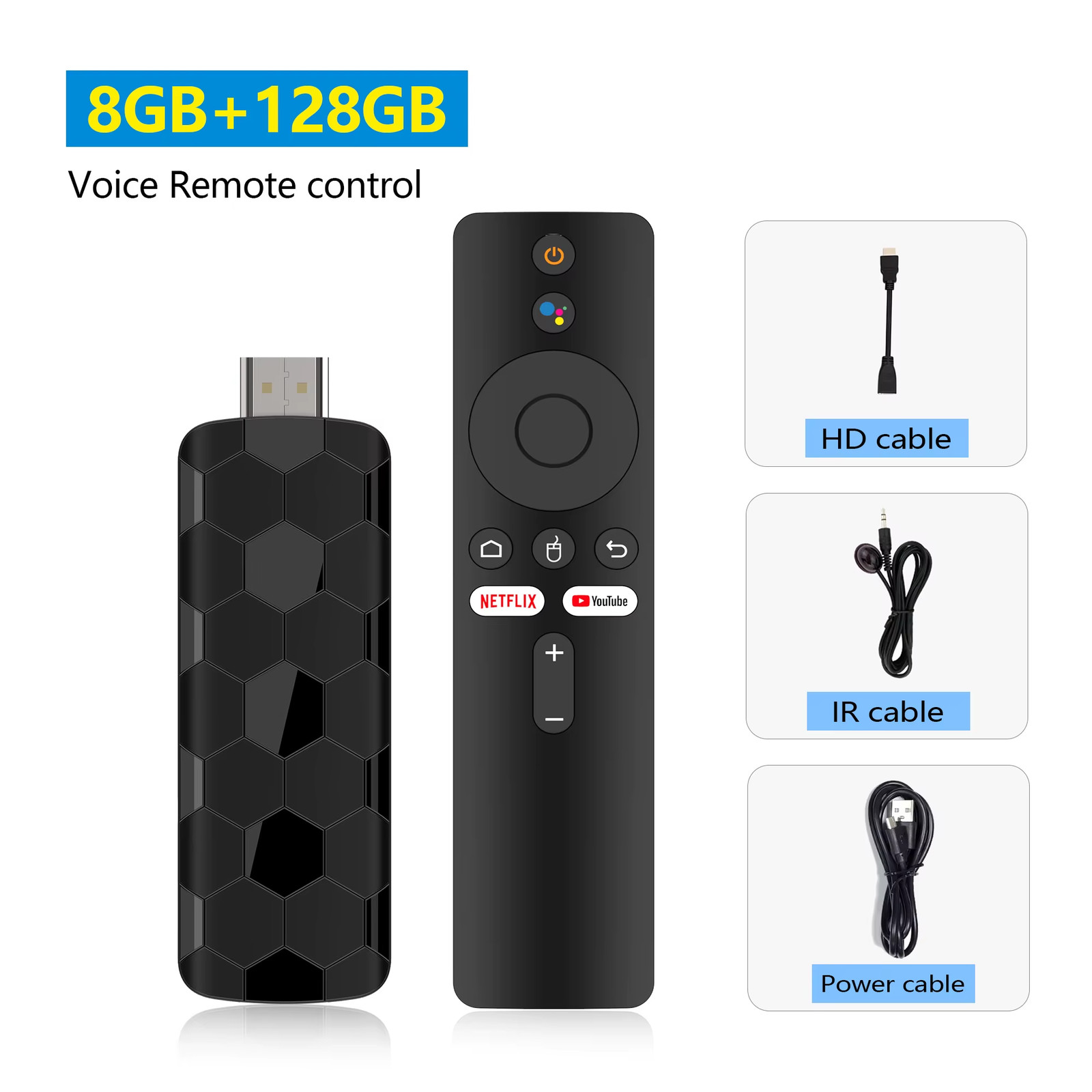 2026 New R3+ TV Stick Dual UI Interface Dual Wifi 2.4G/5.8G 4K Ultra HD 8GB 128G