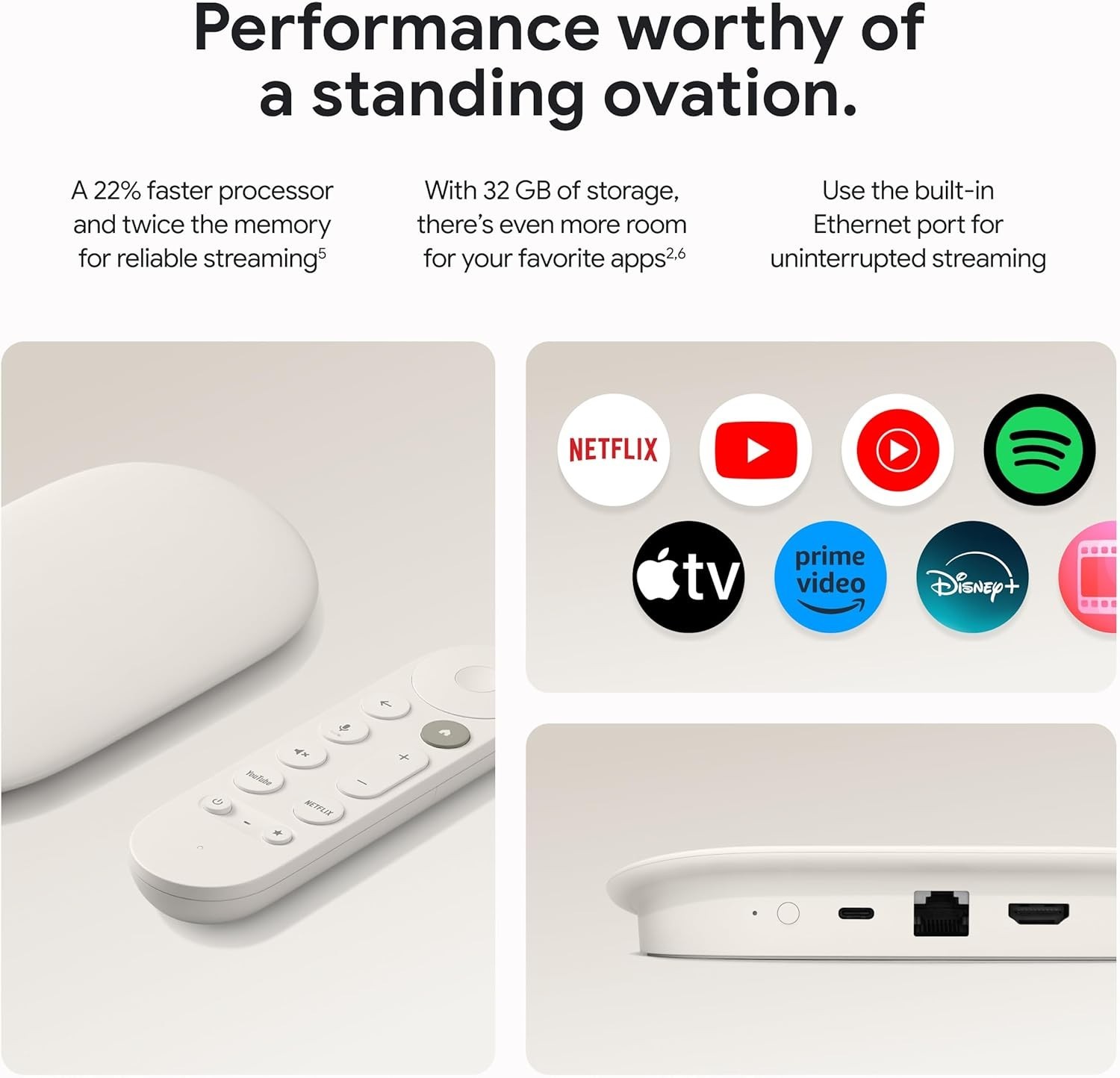 4K HDR TV Streamer – Fast Streaming with Voice Control & Smart Home Access