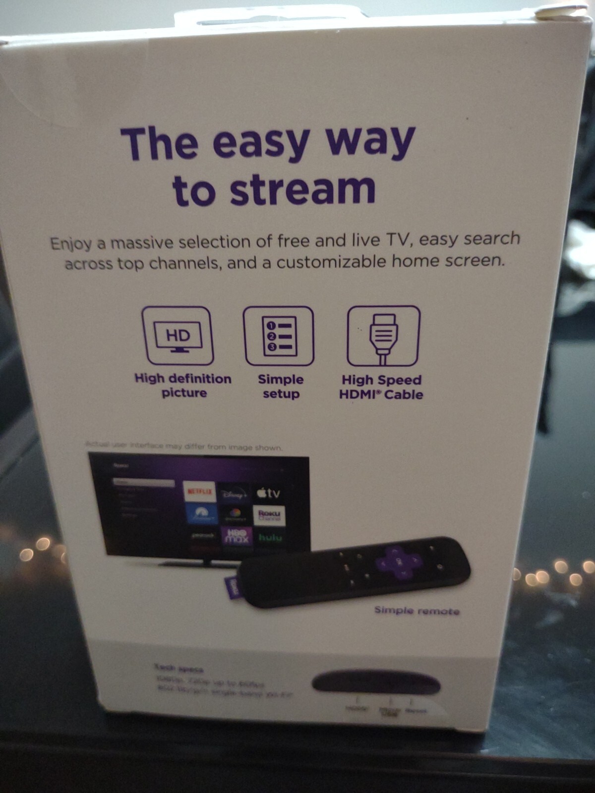 Roku LE HD Streaming Media Player High Speed HDMI Cable & Remote (3930S4) – NEW™