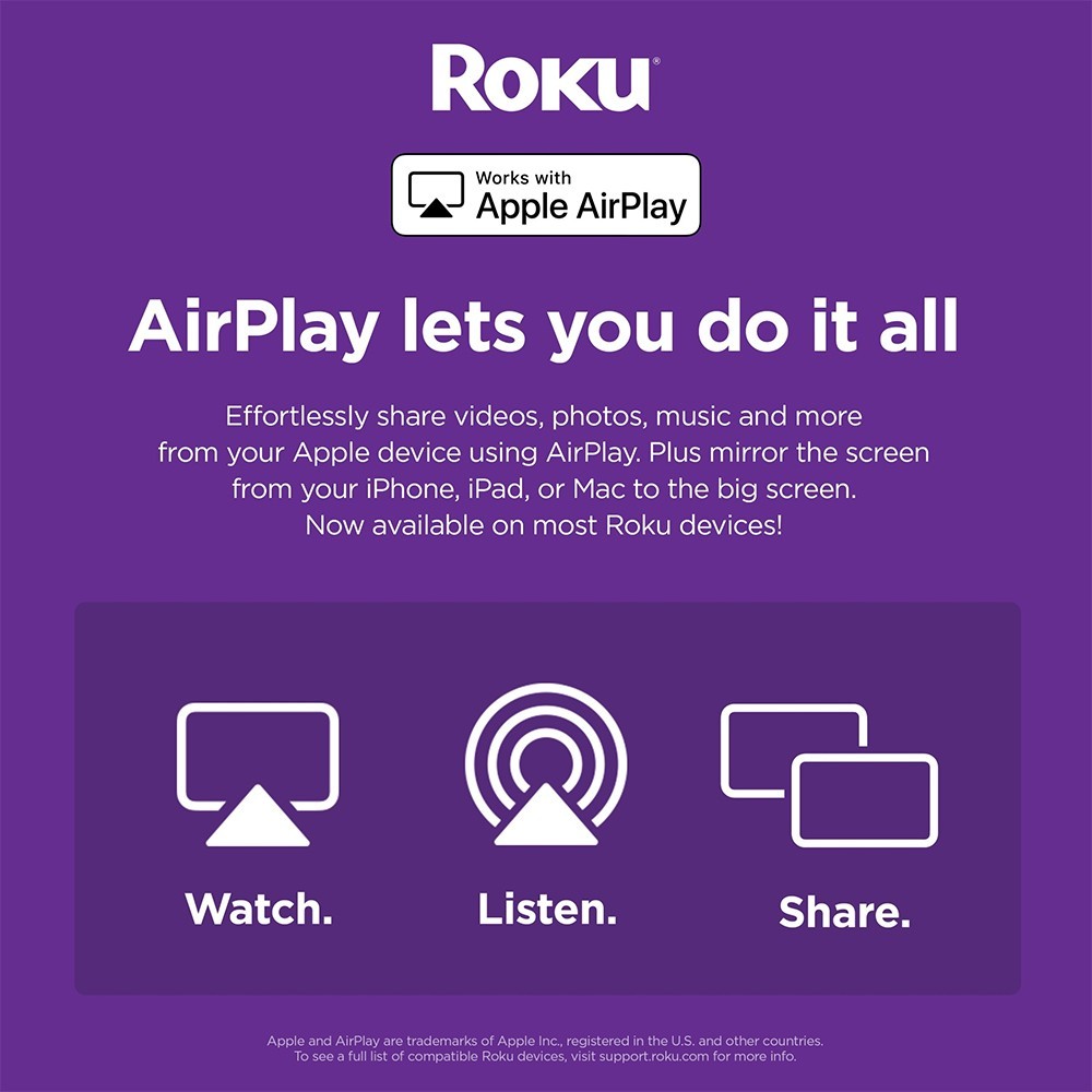 Roku Streaming Stick Plus 4K HDR Media Player with Voice Remote – 3810R