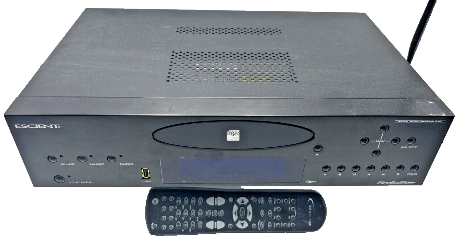 ESCIENT Fireball E-40 Digital Music Manager with Remote