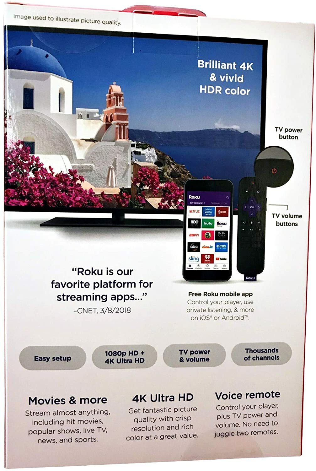 Roku Premiere+ Digital Media Streamer – 3921RW-NEW