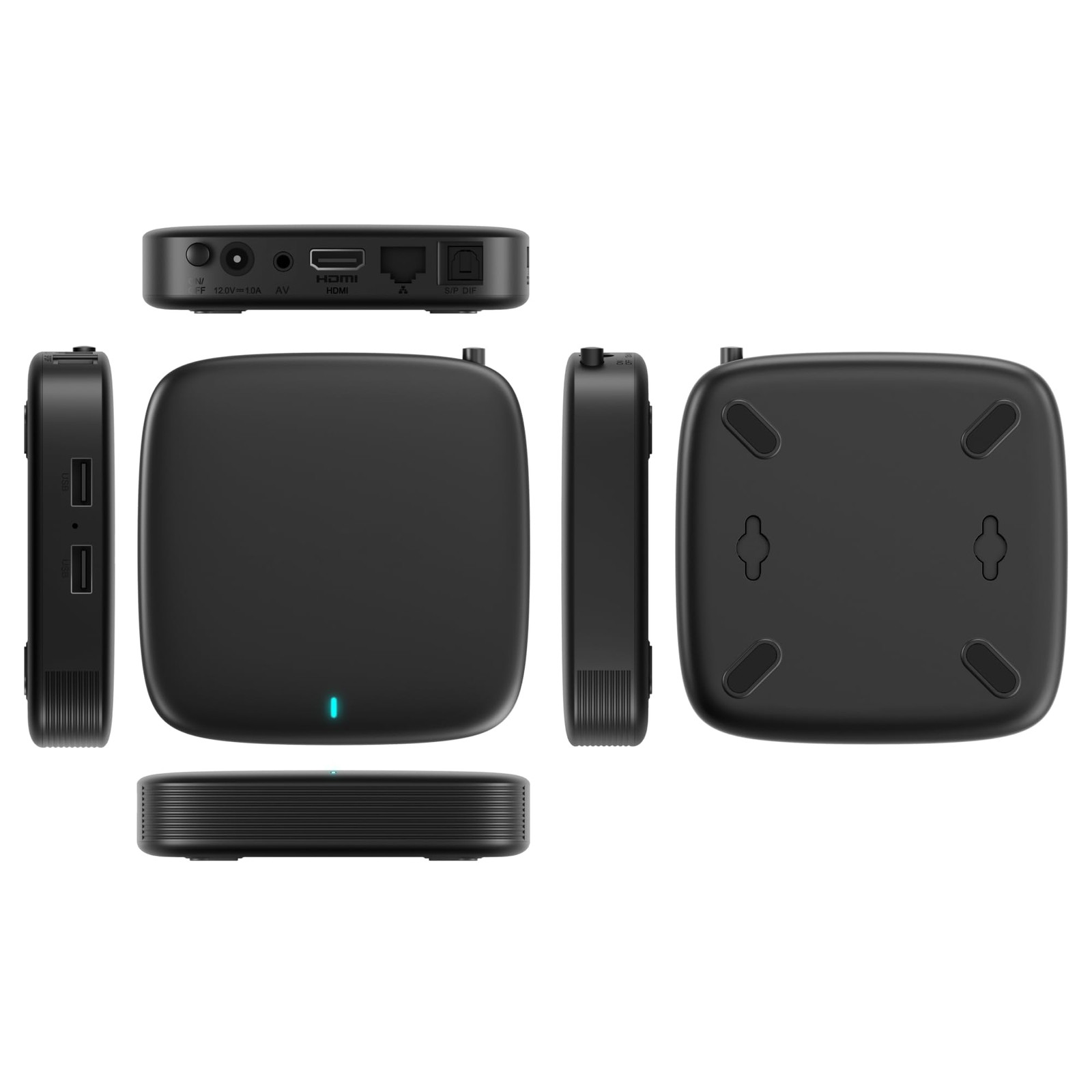 MAG555 4K Streaming TV Box with Google TV Voice Control HDMI USB Easy Setup
