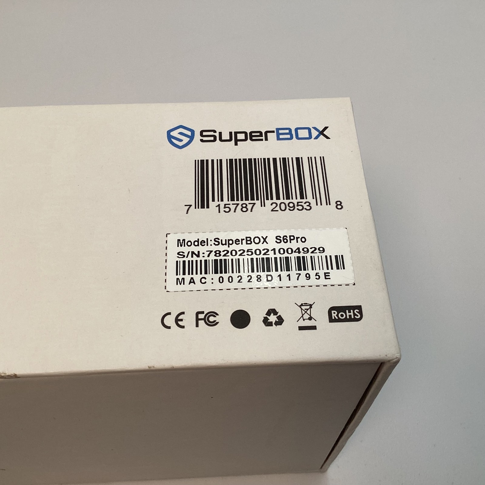 SuperBox S6 Pro Streaming Media Player, Android 12, 4GB RAM, 32gb SD Storage, 6K